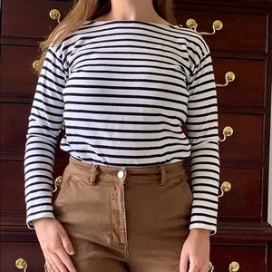 Everlane Modern Breton Tee - thick boatneck knit!